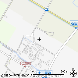 滋賀県守山市十二里町周辺の地図