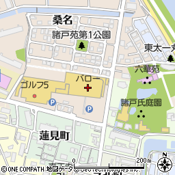 バロー桑名東店周辺の地図