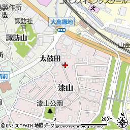 愛知県名古屋市緑区漆山201周辺の地図
