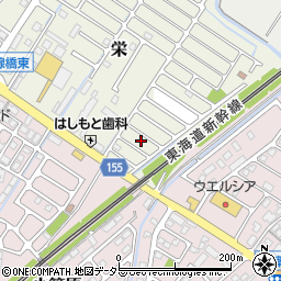 滋賀県野洲市栄36周辺の地図