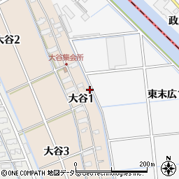 〒498-0062 愛知県弥富市大谷の地図