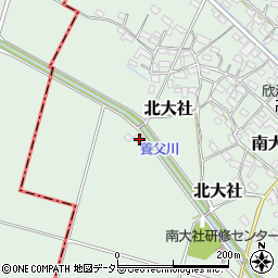 三重県員弁郡東員町南大社2041周辺の地図