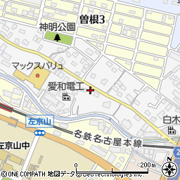 愛知県名古屋市緑区四本木558周辺の地図