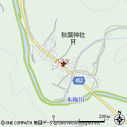 京都府南丹市園部町埴生八乙女周辺の地図