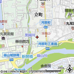 兵庫県丹波篠山市小川町周辺の地図