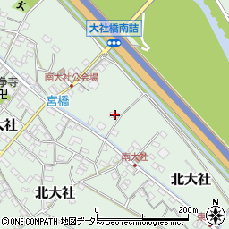 三重県員弁郡東員町南大社1574周辺の地図