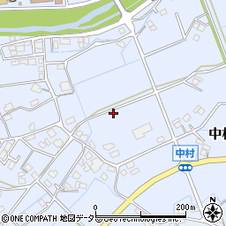 兵庫県神河町（神崎郡）中村周辺の地図