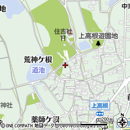 愛知県豊明市沓掛町上高根1周辺の地図