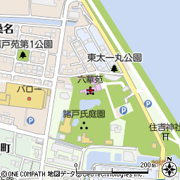 六華苑周辺の地図