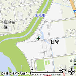 静岡県田方郡函南町日守1288周辺の地図