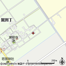 滋賀県蒲生郡竜王町駕輿丁13周辺の地図