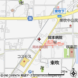 兵庫県丹波篠山市東吹1087周辺の地図