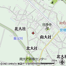 三重県員弁郡東員町南大社1009周辺の地図