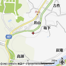 愛知県豊田市穂積町井山周辺の地図