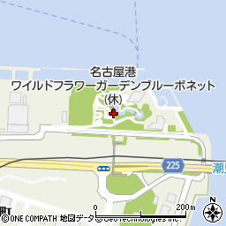 名古屋港ワイルドフラワーガーデンブルーボネット周辺の地図