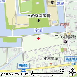 兵庫県丹波篠山市南新町6周辺の地図