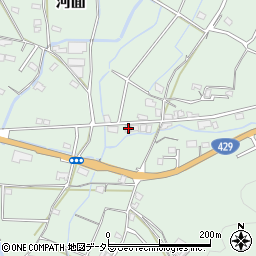 岡山県津山市河面775周辺の地図