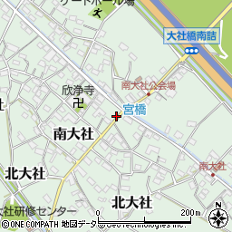 三重県員弁郡東員町南大社942周辺の地図