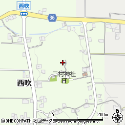 兵庫県丹波篠山市西吹周辺の地図