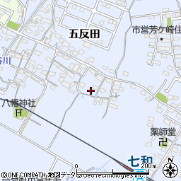 三重県桑名市五反田1038周辺の地図