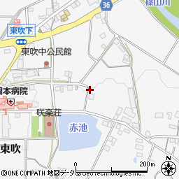 兵庫県丹波篠山市東吹1038周辺の地図