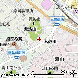 愛知県名古屋市緑区鳴海町諏訪山153周辺の地図