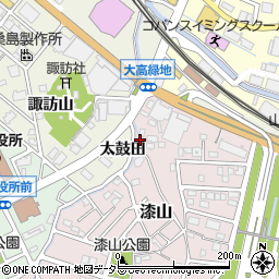 愛知県名古屋市緑区漆山124周辺の地図