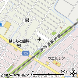 滋賀県野洲市栄38周辺の地図