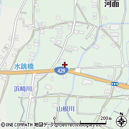 岡山県津山市河面1107周辺の地図