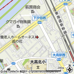 愛知県名古屋市緑区大高町上塩田周辺の地図