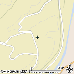 愛知県設楽町（北設楽郡）田内（インベ）周辺の地図