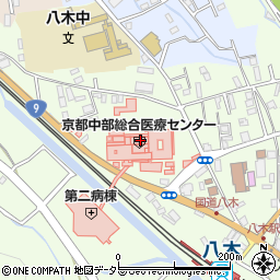 セブンイレブンＫＯＹＯ京都中部総合医療センター店周辺の地図