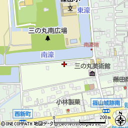 兵庫県丹波篠山市南新町12周辺の地図