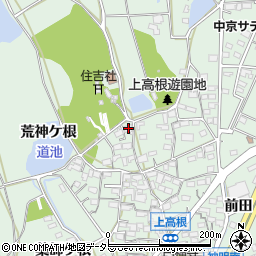 愛知県豊明市沓掛町上高根10周辺の地図