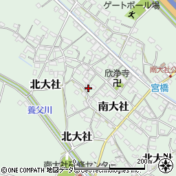 三重県員弁郡東員町南大社987周辺の地図