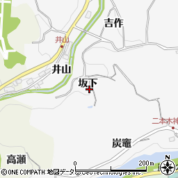 愛知県豊田市穂積町坂下周辺の地図