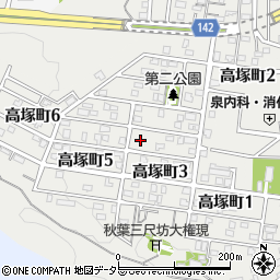 三重県桑名市高塚町周辺の地図