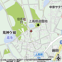 愛知県豊明市沓掛町上高根16周辺の地図