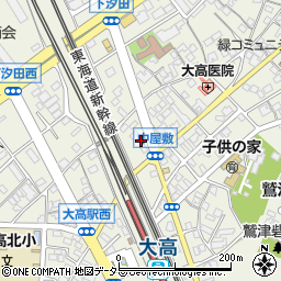 愛知県名古屋市緑区大高町中屋敷周辺の地図