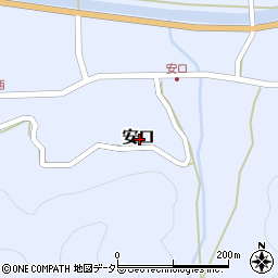 兵庫県丹波篠山市安口周辺の地図