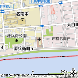 社会福祉法人名古屋キリスト教社会館周辺の地図