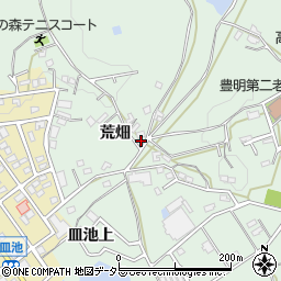 愛知県豊明市沓掛町荒畑周辺の地図