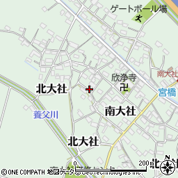 〒511-0256 三重県員弁郡東員町南大社の地図