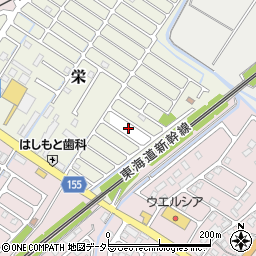 滋賀県野洲市栄39周辺の地図