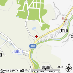 愛知県豊田市古瀬間町千浦周辺の地図