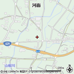 岡山県津山市河面755-1周辺の地図