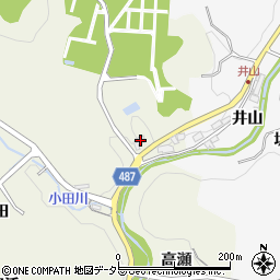 愛知県豊田市古瀬間町（千浦）周辺の地図