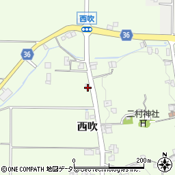 兵庫県丹波篠山市西吹327周辺の地図