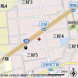 ファミリーマート名四弥富店周辺の地図