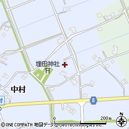 兵庫県神崎郡神河町中村527周辺の地図